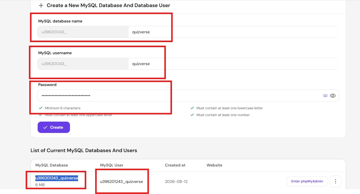 QuizVerse Web Installer Step 3a - Seed Data Migration Completed